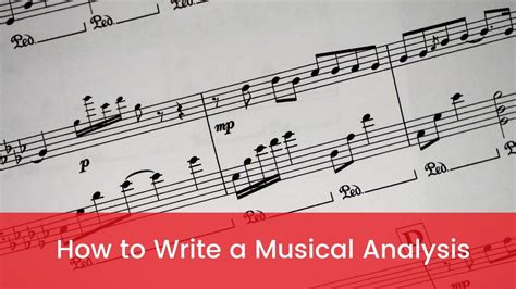 Musical Analysis .